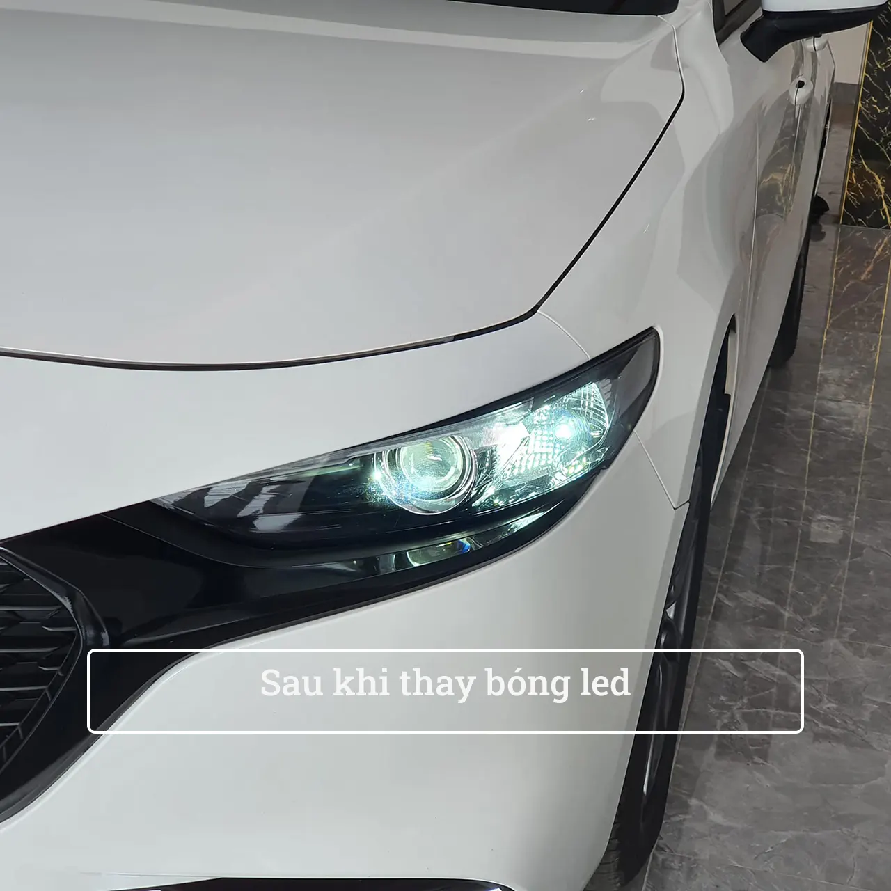 Bóng đèn daylight, đèn demi led chất lượng cao siêu sáng thay thế cho Mazda 3 2020 bản Deluxe và Luxury - Ảnh 2
