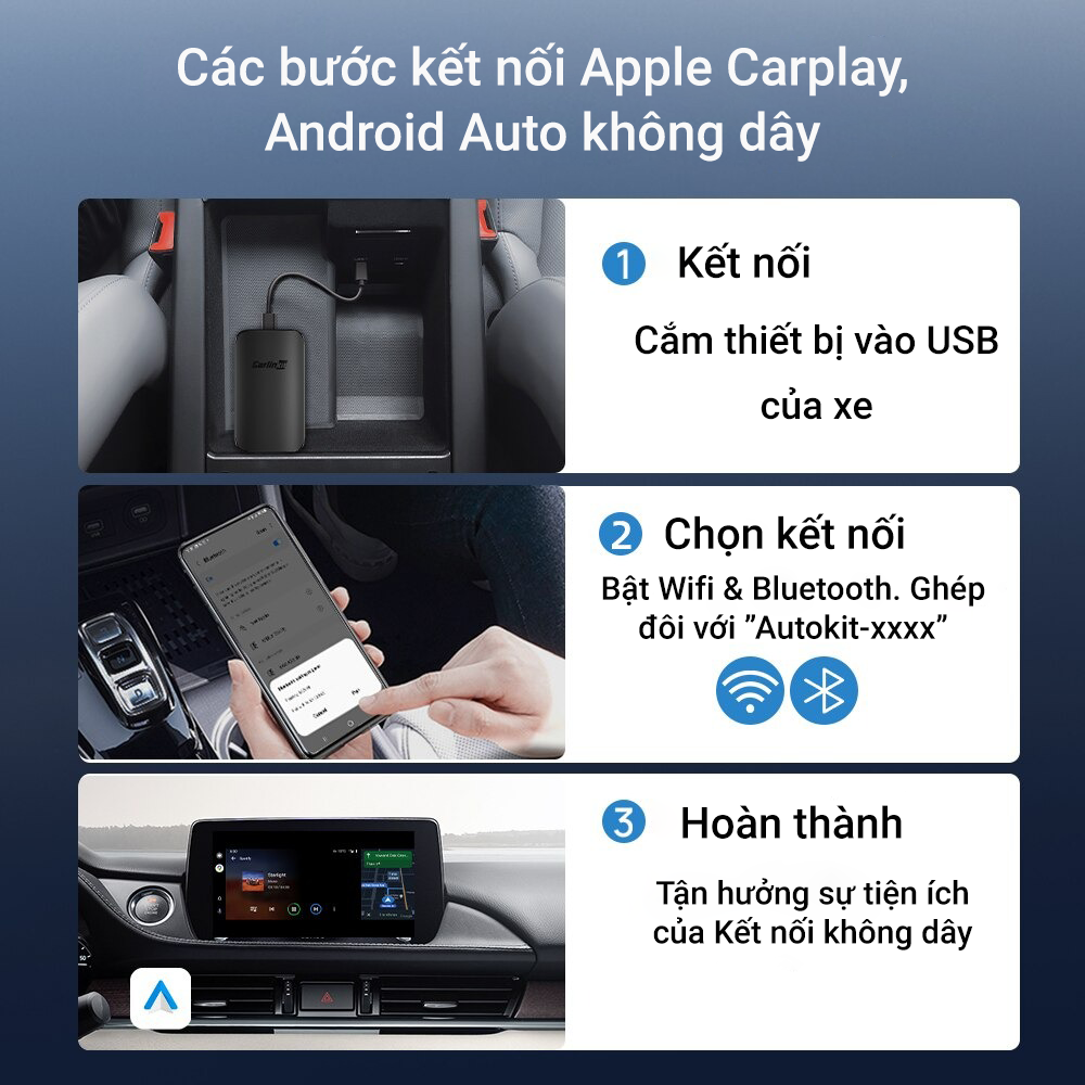 U2W Plus) Carlinkit 3.0/ 4.0 Wireless Apple CarPlay/ Android Auto Ada –  AutoKit CarPlay Store