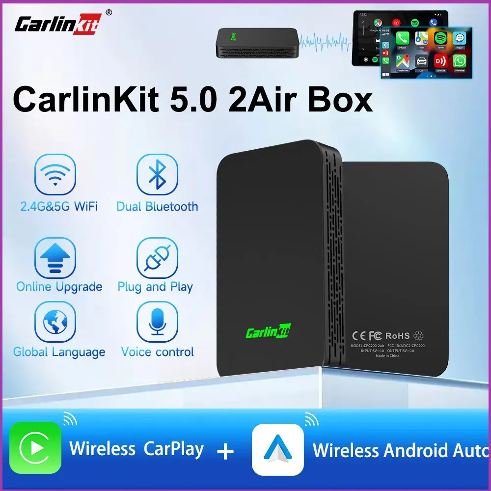 Carlinkit 5.0 2air Apple Carplay, Android Auto không dây - Ảnh 2
