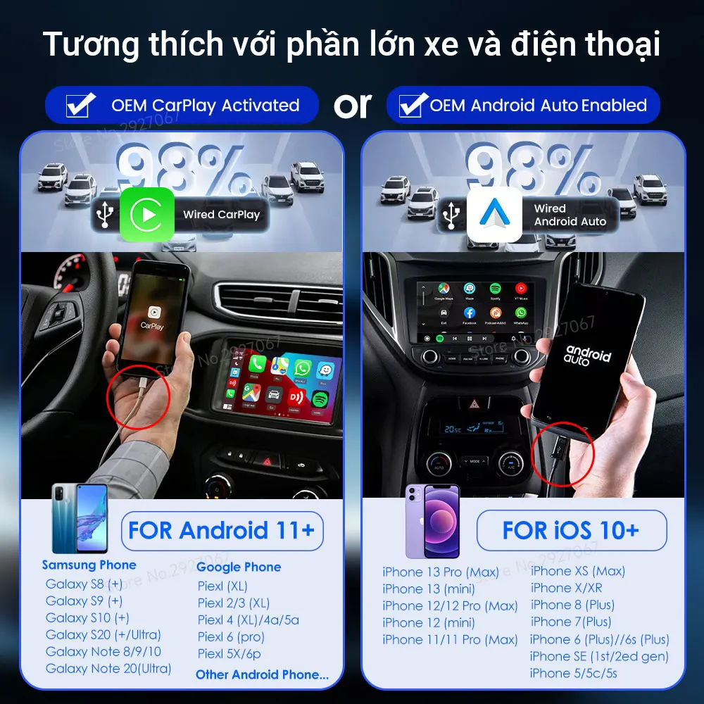 Carlinkit 5.0 2air Apple Carplay, Android Auto không dây - Ảnh 6