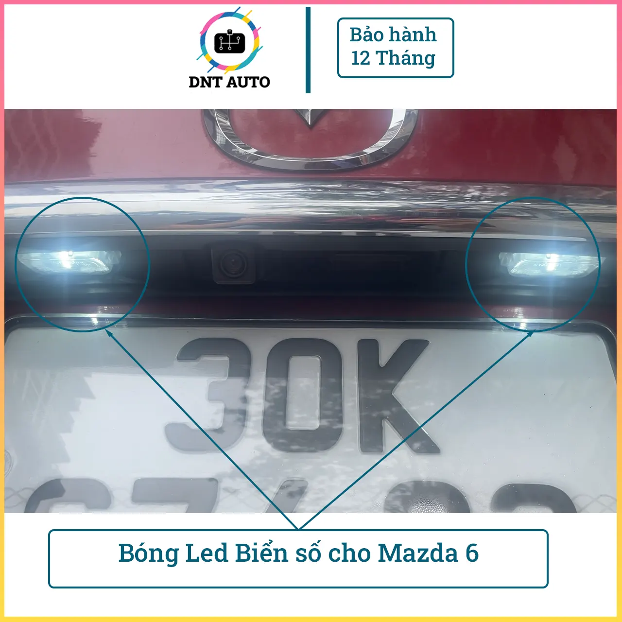 Bóng Led biển số cho Mazda 6