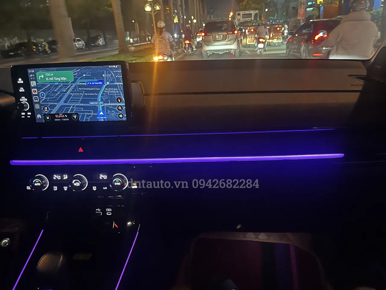 Đèn led viền nội thất Honda CRV - Ảnh 2